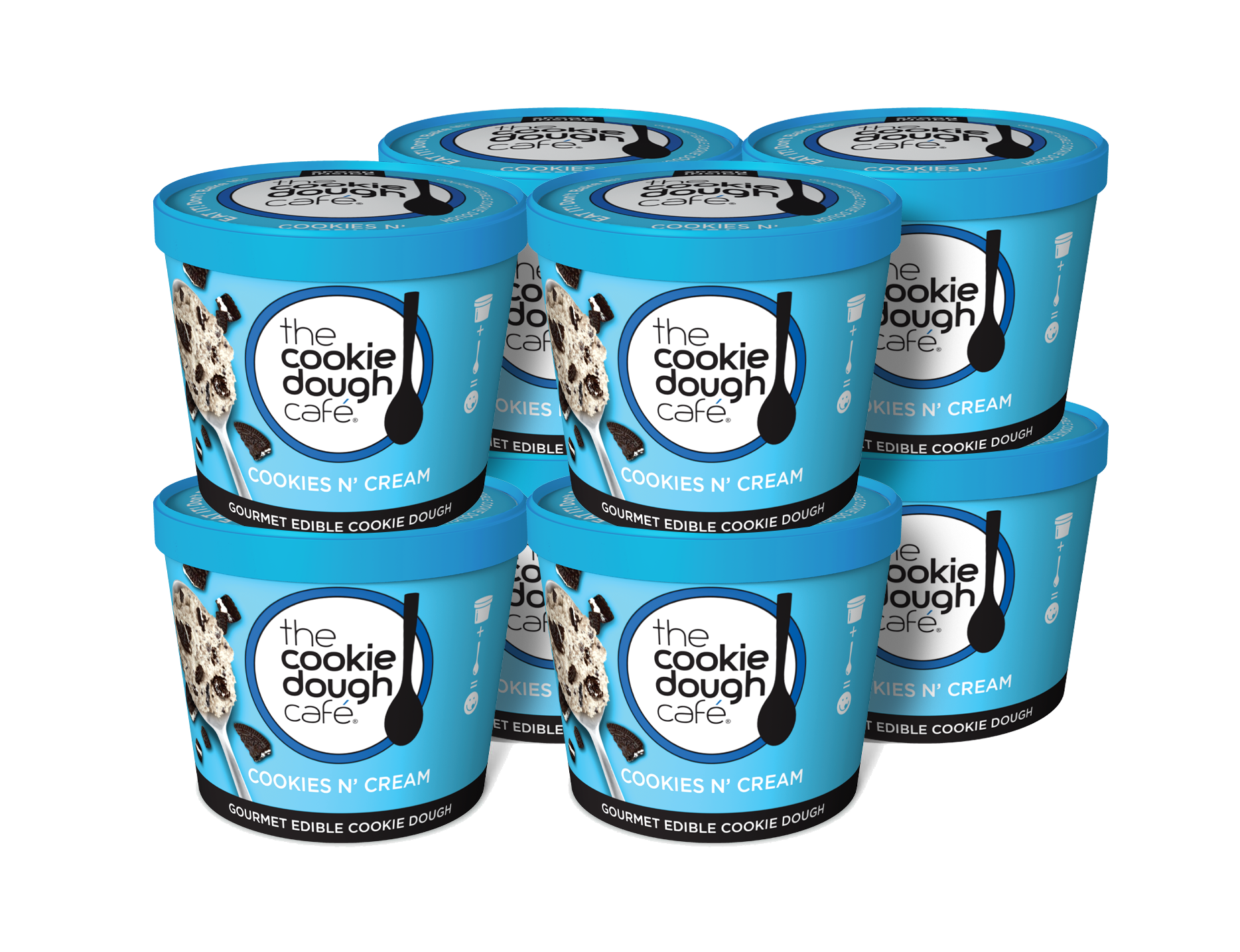 8-Pack Cookies N' Cream Mini Cups-FREE SHIPPING